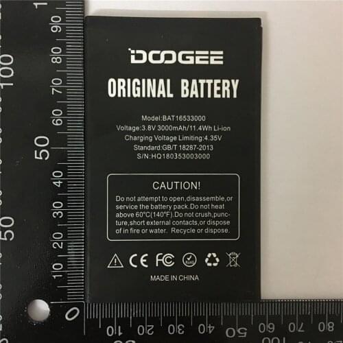 Original battery For DOOGEE BAT16533000 battery 3000mAh DOOGEE X9 pro Long standby time Test normal use before shipment