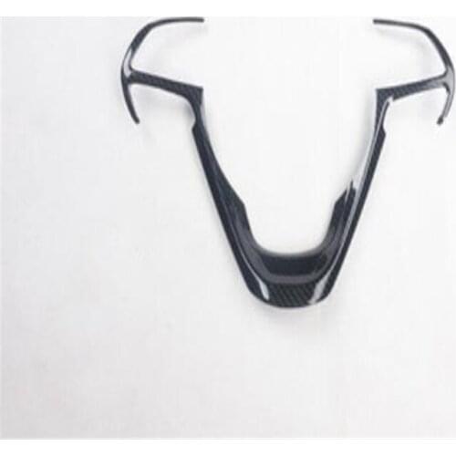 Suitable for 2014 2015 Jeep Grand Cherokee steering wheel modified mahogany carbon fiber decorative strip