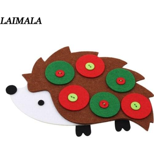 Hand Zipper Button Teaching Kindergarten Manual Diy Weave Cloth Early Learning Education Toys Montessori Teaching Math Toys