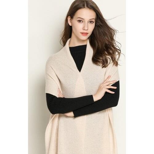 Real 100% Cashmere Scarfs Solid 200*40cm Luxury Design Scarf Winter 2019 New Autumn Womens Fashion Warm Soft Scarf Ladies Scarf