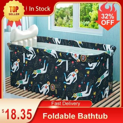 Foldable Bathtub Adult Child Bath Tub Universal Pool Spa Bathtub Fold No Need To Disassemble Full Body Large Bathtub In stock