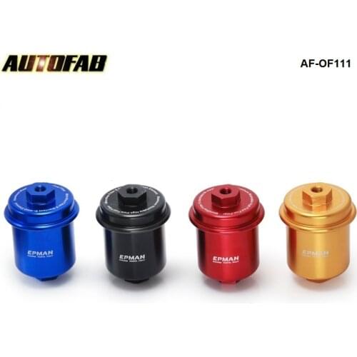 Sport Universal Performance Blue High Flow Fuel Filter Washable Jdm For Honda AF-OF111
