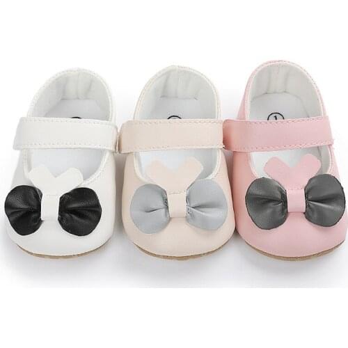 2021 Spring Infant Toddler Shoes First Walker Baby Shoes PU Leather Baby Moccasins Shoes Soft Sole Crib Baby Girl Shoes