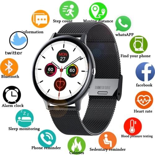 LIGE Bluetooth Call Smart Watch Men Women Waterproof Sports Fitness Watch Tracker Heart Rate Blood Pressure Monitor smartwatch