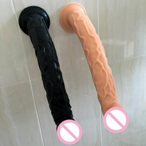 High quality 35*5CM Big Dildo with Suction Cup Super Soft Silicone Horse Dildo Sex Toys for Women Adult Huge Penis Sex Products
