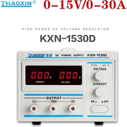 ZHAOXIN KXN-1530D Series High-power Switching DC Power Supply Single output 0-15V 0-30A