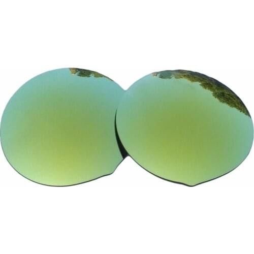 24K Gold Mirrored Polarized Replacement Lenses for Madman Sunglasses Frame 100% UVA & UVB Anti-scratch