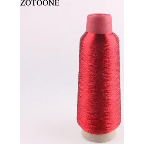 ZOTOONE 3500M/Roll DMC Red Threads Floss Metallic Embroidery For Sewing Craft Machine DIY Sewing For Clothes Fabric Accessories