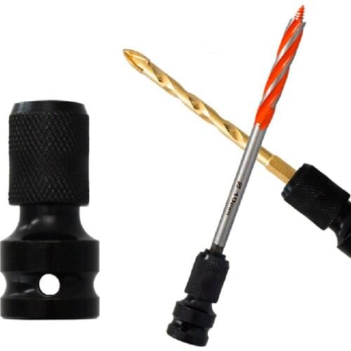 1/2 inch Square to 1/4 inch Hex Ratchet Socket Wrench Spanner Converter Drive Converter Impact Tool