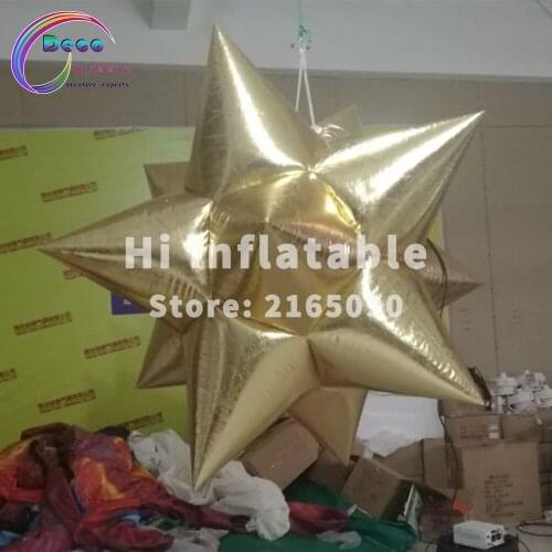 1.5m Hanging decoration inflatable led star balloon with good quality