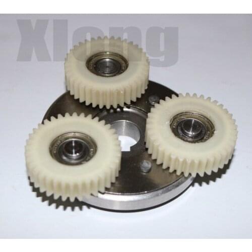 1Set Gear Diameter:38mm Thickness:10mm 36Teeth Motor Gear Assembly-Clutch+3Pieces gear