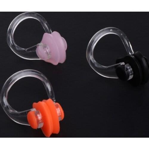 3pcs Silica Gel Swimming Watertight Nose Clip Swim Fitness Pool PC Nasal Splint