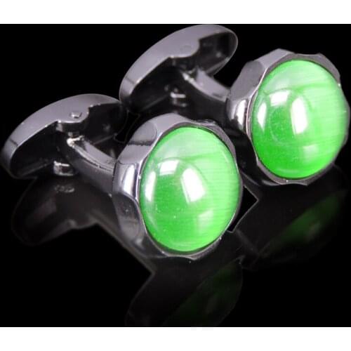 Free shipping, high-end luxury mens shirt Cufflinks New Fashion Blue Crystal Cufflinks classic French shirt zircon Cufflinks