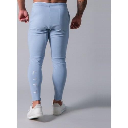 2020 Back Letter Joggers Pants Men Running Skinny Cotton Sweatpants Trackpants Gym Fitness Training Sport Trousers Male Bottoms