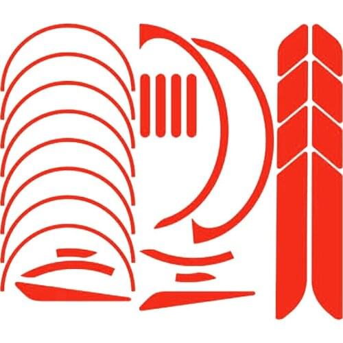 For Ninebot Max G30 Electric Scooter Fluorescent Body Decoration Warning Driving Safety Accessory