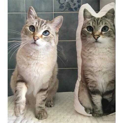 Photo customization DIY dog Cushion Cat Plush Toys Dolls Stuffed Animal Shaped Pillow Sofa Car Decorative Creative Birthday Gift