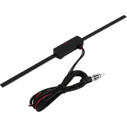 Hot Sale Universal Car Antenna Booster Car Electronic FM/AM Radio Antenna Windshield Non-Directional Antenna Car Vehicle