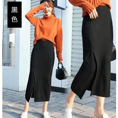 Luyaoskyen Knitted Pencil Skirts