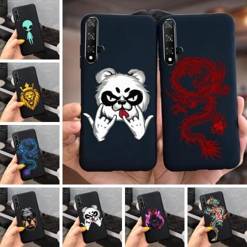 Cute Silicone Case For Huawei Nova 5T Case Honor 20 Soft Slim Fashion Phone Back Cover For Huawei Nova 5 T Nova 5T Honor20 Cases
