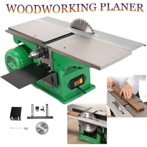 3 in 1Multifunction Desktop Electric Planer Small Chainsaw Table Saw Cutting Machine Woodworking Planer
