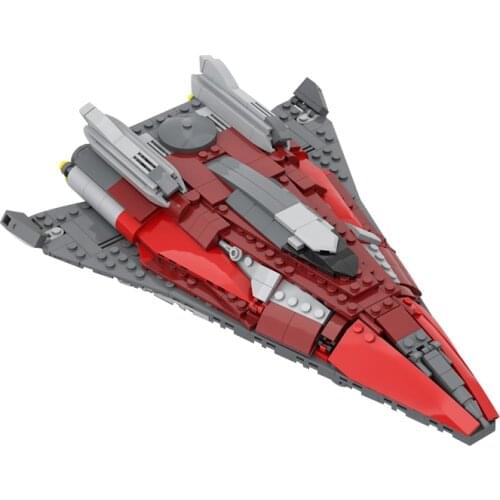 MOC 1:250 Scale FDL Spaceships Building Block Bricks Sets Design Model DIY Toys For Childrens Education Toys Gifts 665PCS
