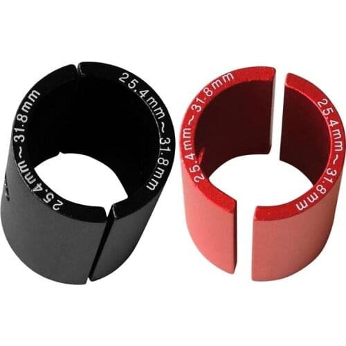 MTB Bike Handlebar Bar Shim Spacer Stem Reducer Size Reducing Bushing Sleeve 25.4mm to 31.8mm Bar Bore Adapter