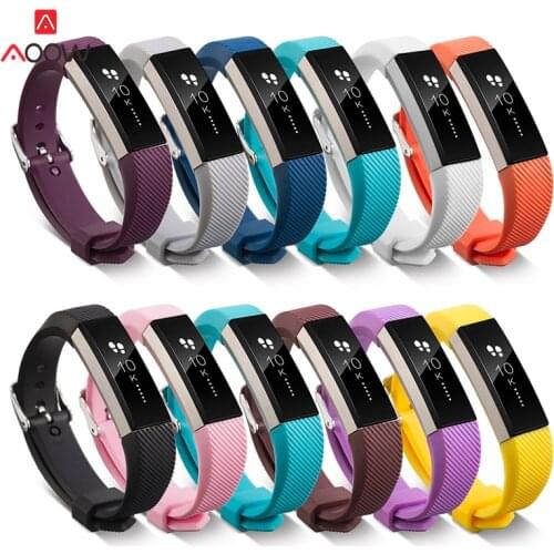 Soft Silicone Adjustable Band for Fitbit Alta HR Band Wristband Strap Bracelet Watch Replacement Accessories High Quality