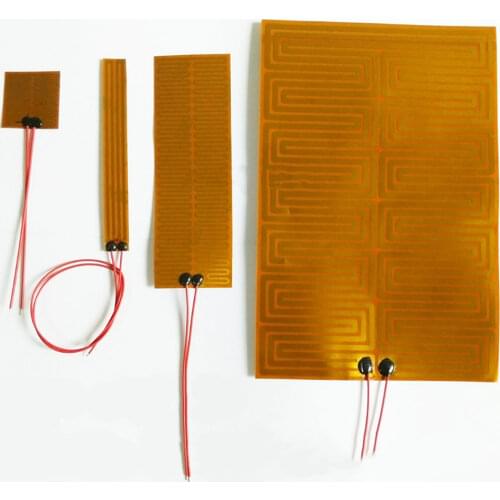 14-300mm Flexiable Eeletric Polyimide Film Heater Heating element For 3D Printer