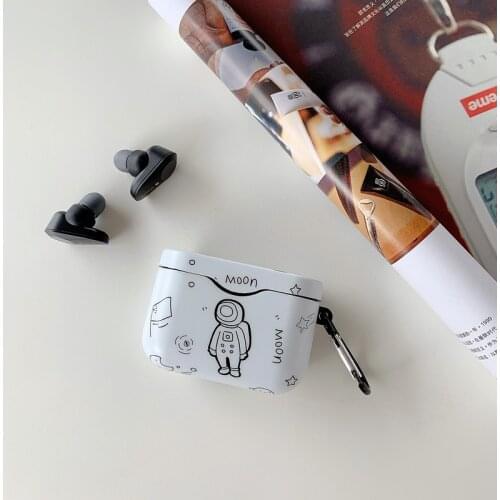 New soft shell Earphone Case For Sony WF-1000XM3 Space Astronaut Bluetooth Headset Protecte Charging Case For Sony WF-1000XM3