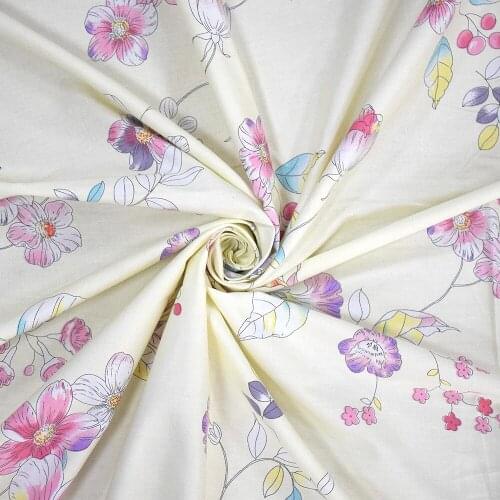 New arrive Twill 100% Cotton Sewing Fabric Flowers Tissus Au Metre DIY Scrapbooking Tissus Material Patchwork