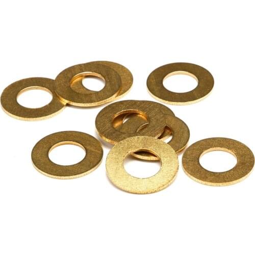 M14x28x1.5 seal plain washers Brass flat washer Copper flat gasket copper gasket copper meson brass seal gasket5/10/100/200pcs