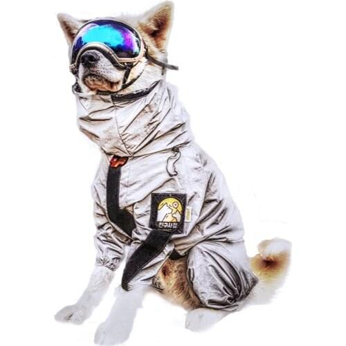 Poncho Golden Retriever/Border Collie Dog Raincoat Four-Legged Waterproof Fully Surrounded Dog Rainy Day Clothes