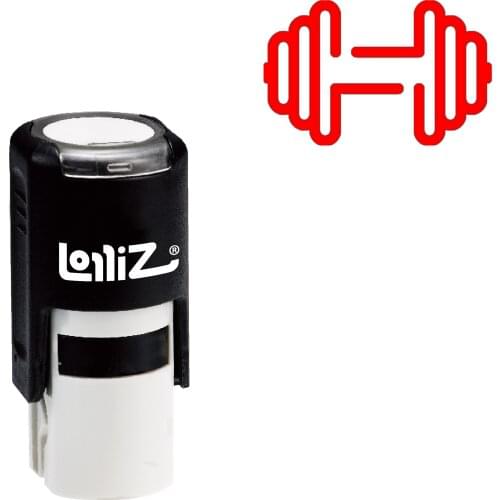 LolliZ Fitness Self-Inking Rubber Stamp - Modern Symbol Series