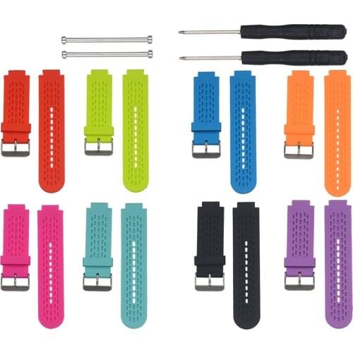 EiEuuk Accessory Soft Silicone Replacement Wrist Watch Strap for Garmin Approach S2/S4 GPS Watch/Garmin Vivoactive