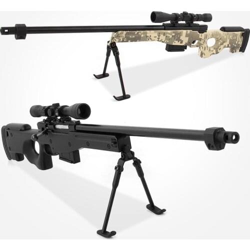 1:4 Alloy AWM Sniper Rifle Assemble Metal Toy Gun Military Model Can Not Shoot For Collection