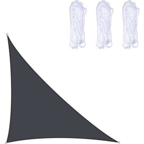 Outdoor waterproof sunshade right angle triangle 3x3x4.3m garden terrace swimming pool sunshade canvas camping sunshade