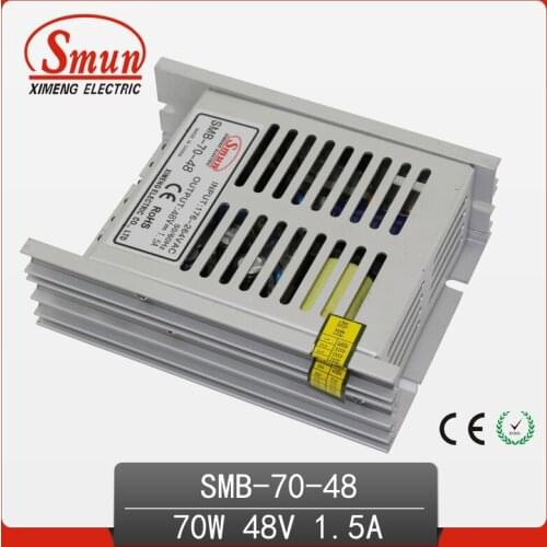 70W 48V 1.5A Ultra-thin Single Output Switching Power Supply Hot Sale With CE ROHS