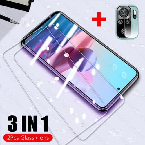 Tempered Glass On Redmi Note 10 Pro Camera Lens Protector Glass For Xiaomi Redmi Note 10T 10s 10 10pro Pro Max Screen Protector