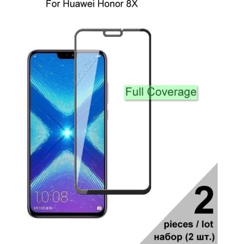 Protective Glass For Huawei Honor 8X Full Coverage Tempered Glass For Huawei Honor 8X