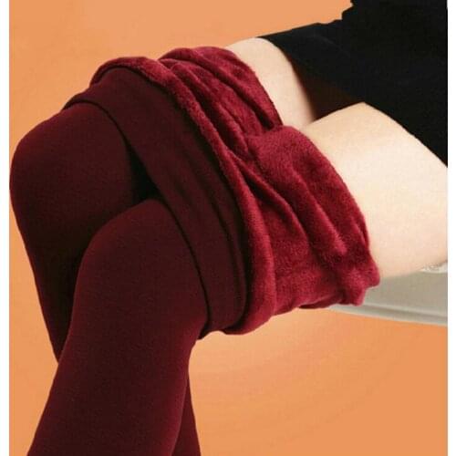 Winter Women Leggings inside Thicken Fur Warm Leggings womens winter fleece legging pants female velvet leggins
