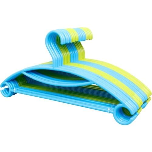 10PCS/LOT 41CM Domestic Adult Clothes Rack Creative Hangers Simple Non-slip Plastic Clothes Hanger