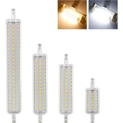 220V R7S LED Corn Bulb Lamp Lights SMD 2835 Spotlight 360 Degree AC85-265V Horizontal Plug Light