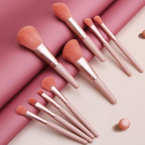 MAANGE 9Pcs Makeup Brush Cosmetics Tool Face Foundation Eyeshadow Powder Blush Soft Brushes Makeup Tool Kit Eye Shadow Brush