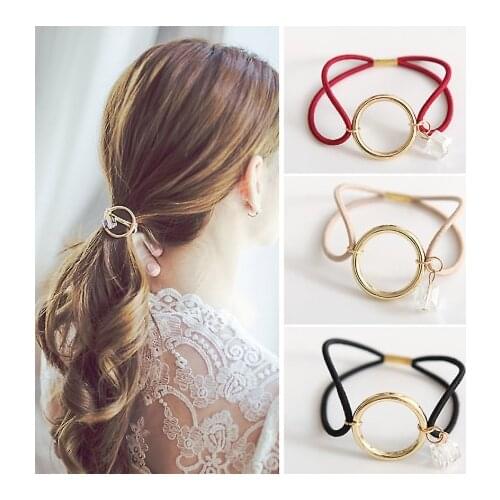 European and American hair accessories hair tiehead ropehair tiehair tie rubber band headdress hair clip flower hairpin