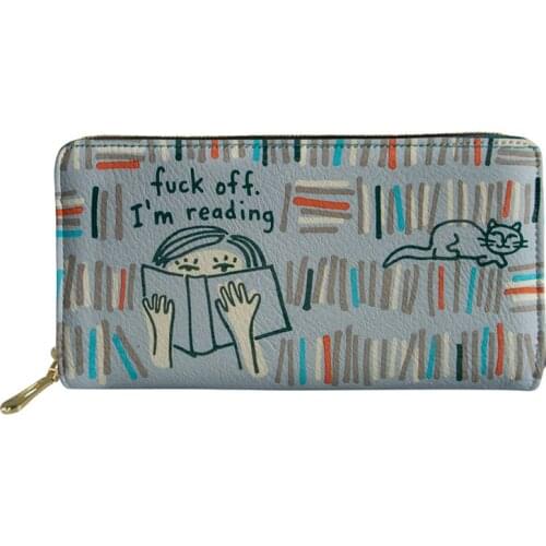 NOISYDESIGNS New Luxury Interesting Long PU Leather Hand Wallet Multi-function Women Zipper Money Bag Female Clutch Bags Purse