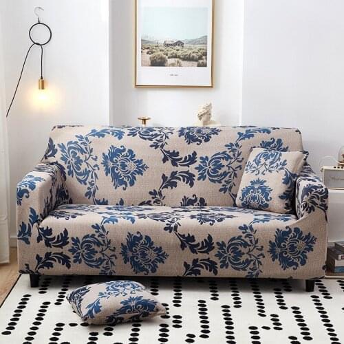Nordic Sofa Covers for Living Room Sofa Cover Elastic Printed Corner Sofa L-shaped Sofa Funda Sofa Towel Slipcover 1/2/3 Seater