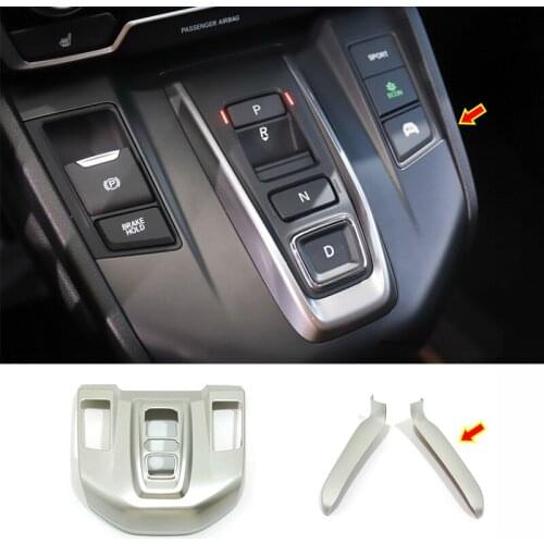 For Honda CRV CR-V HYBRID RHD LHD 2017 18 19 2020 Accessories ABS Matte Car Gear Shift Panel Decorative Sequins Interior Trim