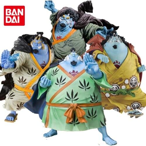 Bandai Genuine ONE PIECE BWFC Zero KOA SD Jinbe Anime Action Figure Collection Model Toys Hand-Made Ornaments