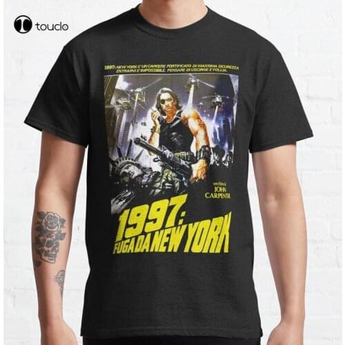 Escape From New York Italiano Classic John Carpenter Sci Fi T-Shirt Cotton Tee Shirt