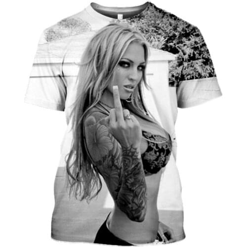 Unisex 3D Printed T Shirt Men Women Sexy Goddess Harajuku Men Shirt Fashion Casual Streetwear Hip Hop O-neck T-Shirt Clothing